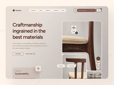 UI Concept Design - Furniture Store app design design ecommerce furniture furniture store inspiration interface store ui uidesign uiux user interface