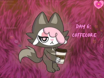 Julesthetic Day 6: coffecore art post art tag digital art drawing fan art illustration