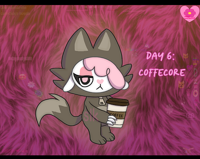 Julesthetic Day 6: coffecore art post art tag digital art drawing fan art illustration