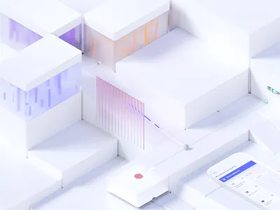 Powens - Brand Guidelines 3d animation banking branding c4d clean design graphic design illustration motion graphics product redshift ui visual