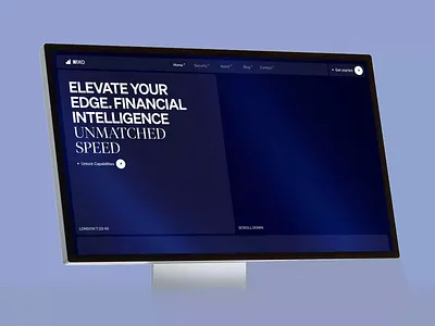 Finance Landing Page ai aidesign analytics animation bank app dashboarddesign design enterpriseux finance financial fintechdesig landing page productdesign ui uidesign uxdesign web web design webdesign website