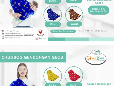 Baby Carrier Product Catalogue graphic design product catalogue