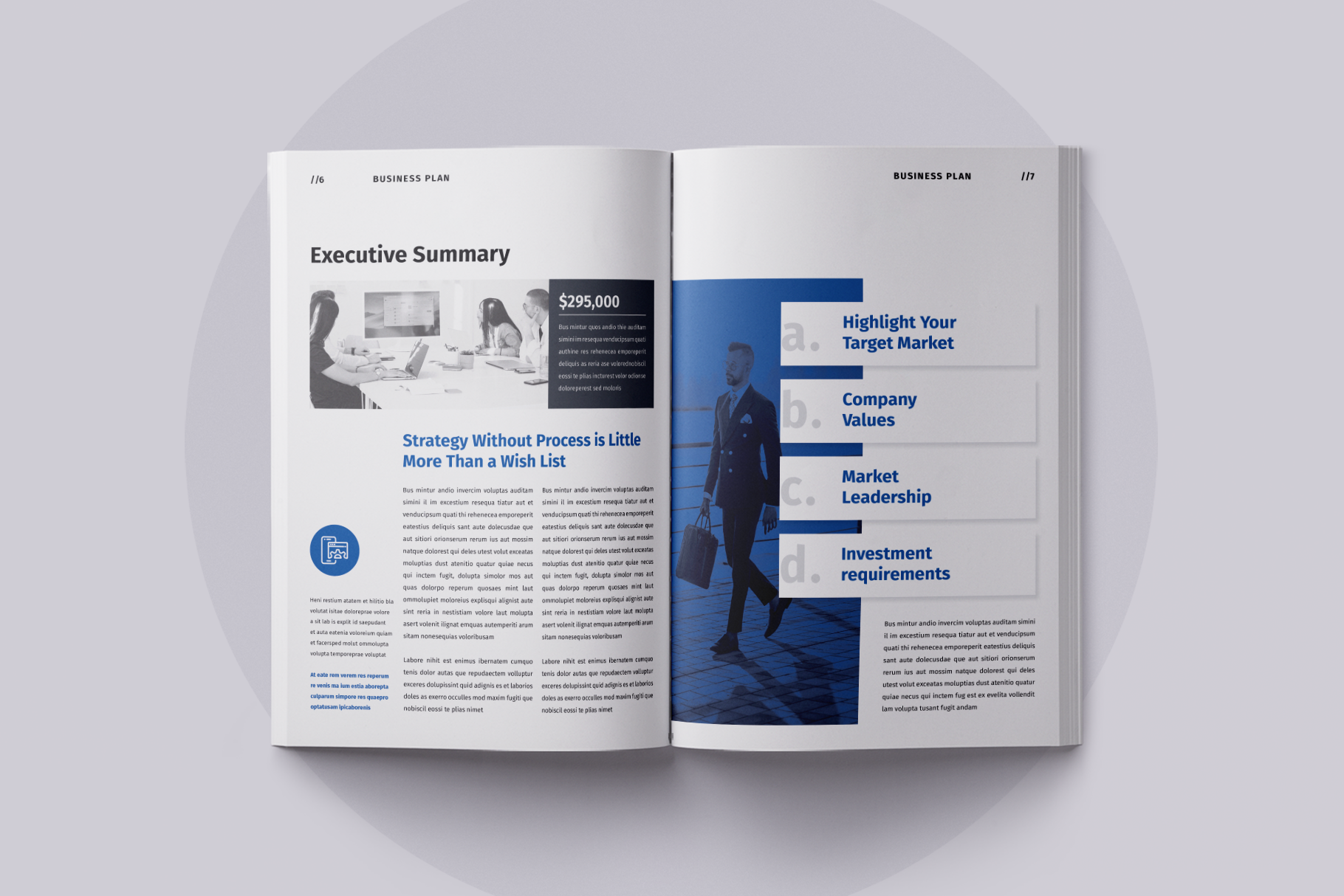 Example of Business Plan Template