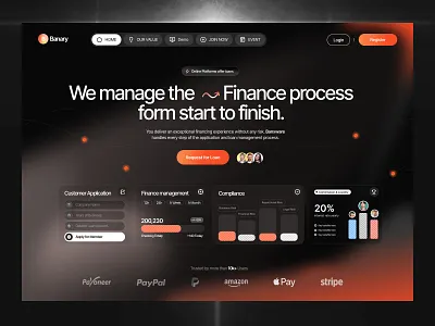 Saas Landing Page b2b landing page modern saas ui product design product landing page responsive saas website saas saas landing page saas platform saas website design software website ui ux design web design website