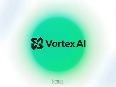 Modern Vortex AI Company Logo identity