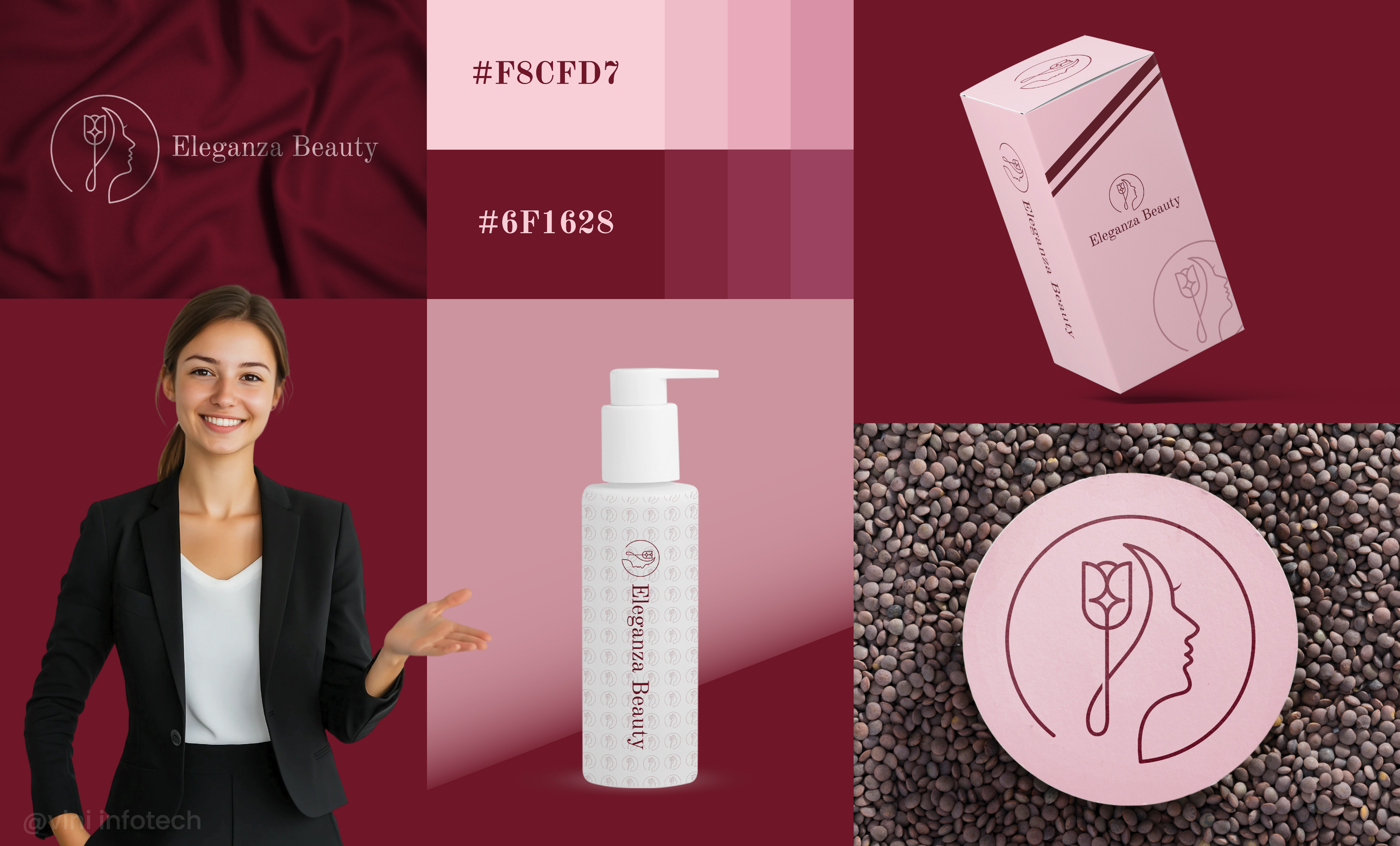 Eleganza Beauty Branding branding logo