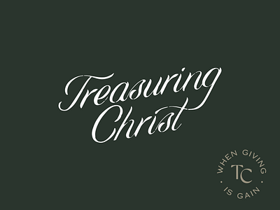 Treasuring Christ Brand Identity brand branddesign branddingdesign brandidentity branding branding and identity brandingandidentity brandingdesign campaign campaigndesign church church design churchdesign customlogo graphicdesign logo logodesign logotype typography vector