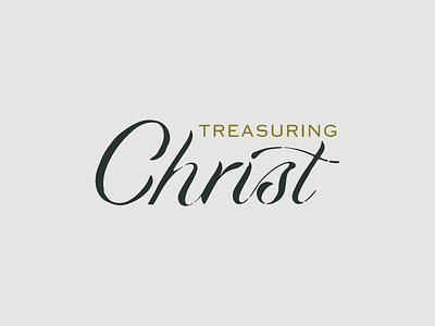 Treasuring Christ Brand Identity bran brandidentity branding brandingandidentity brandingdesign campaign campaigndesign church churchdesign customlettering design graphicdesign lettering logo logodesign logotype typography vector