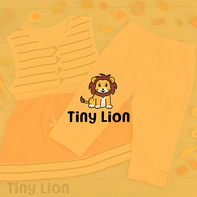 Tiny Lion – Minimal Mascot Logo for Kidswear Brand brand identity branding character design design logo flat graphic design icon illustration logo logo design logos logotype mascot logo minimal mascot minimalist modern modern logo timeless unique