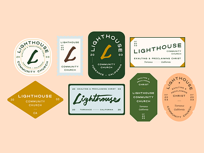 Lighthouse Community Church Sticker Designs branddesign brandidentity branding brandingandidentity brandingdesign campaign churchdesign graphicdesign illustration logo merchandise merchdesign sealdesign sticker stickerdesign stickers vector