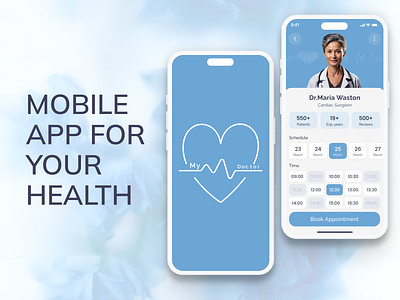 Mobile iOS App For Your Health android app app design app design concept app design template dashboard dashboard design design health health app healthcare ios mobile mobile app mobile ui modern design online ui ux