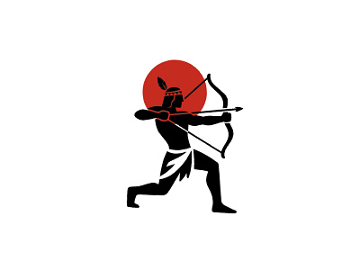 Wild Hunter - Unused logo (Open for sell) apparel brand logo arrow arrow and bow hunter hunting logo logodesign primal hunter primitive tribal tribe vintage lifestyle brand logo wild hunter