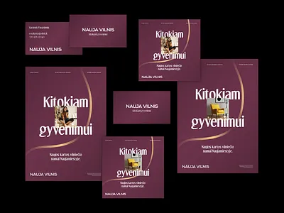 Visual identity for real estate project brand branding brochure business card estates flyer graphic design poster real estate vilnius visual identity