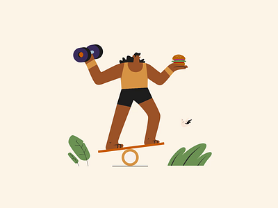 Lifestyle Of When Weighing Gym Animation adobe after effect animation animation after effects fitness workout gif animation illustration illustration animation lottie lottiefiles