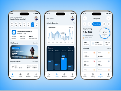 Fitness Mobile App UI UX body building crossfit fitness fitness app fitness training graphic design gym gym website health assistance health tracking health website hydration mobile navigation planner sport treadmill ui ux workout