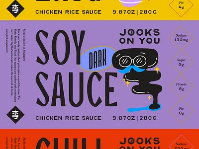 Jooks on You Sauce Label branddesign brandidentity branding brandingandpackaging brandingdesign culturalbranding dribbbleweeklywarmup fooddesign foodpackaging graphicdesign illustration logo packagingdesign popupbranding restaurant restaurantpackaging saucedesign saucelabel singaporedesign