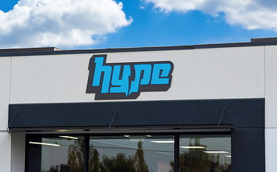 Hype Branding badge branding logo type