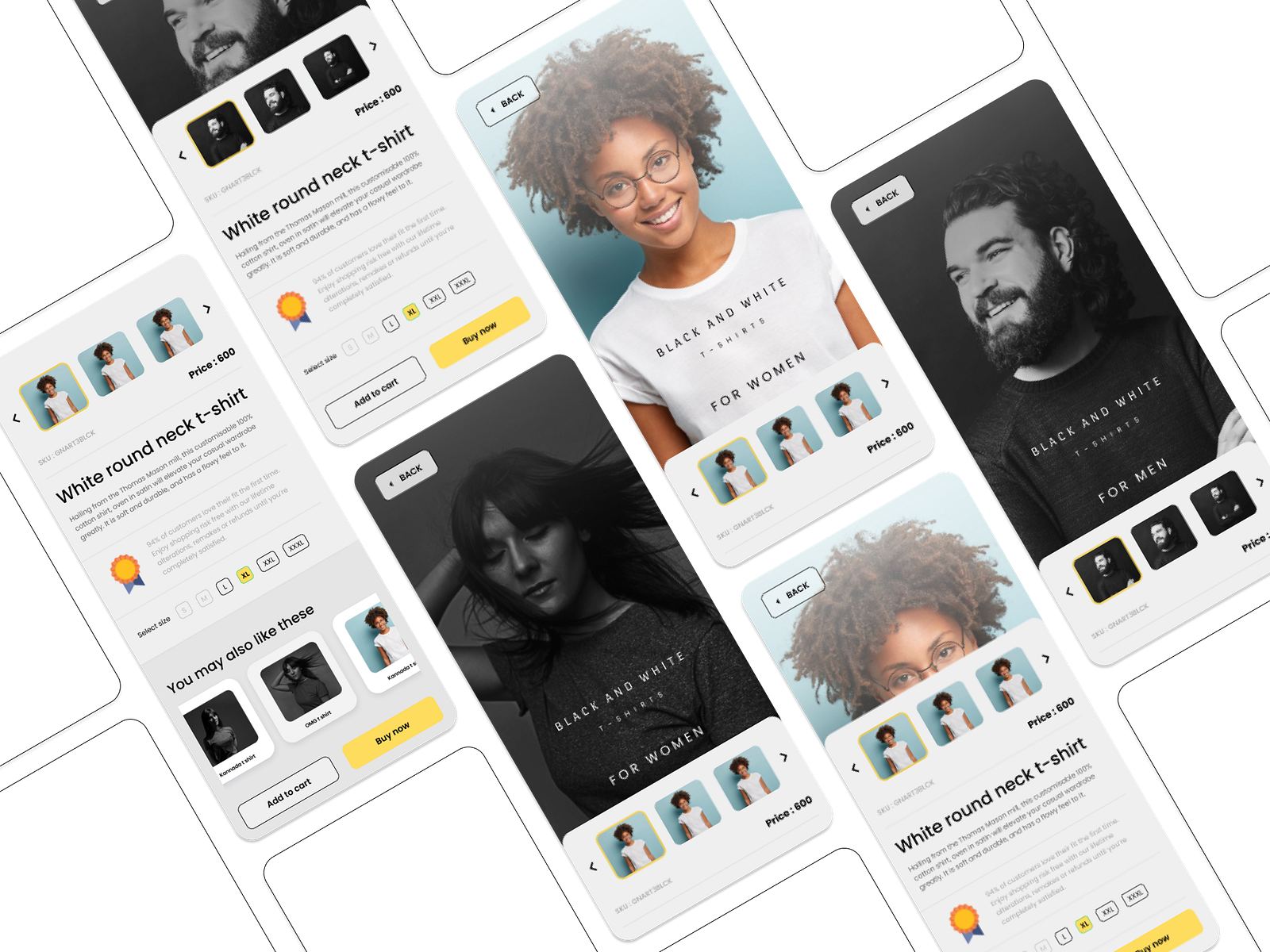 ECommerce UI - Mobile Screens by Aakruti Design Studio on Dribbble