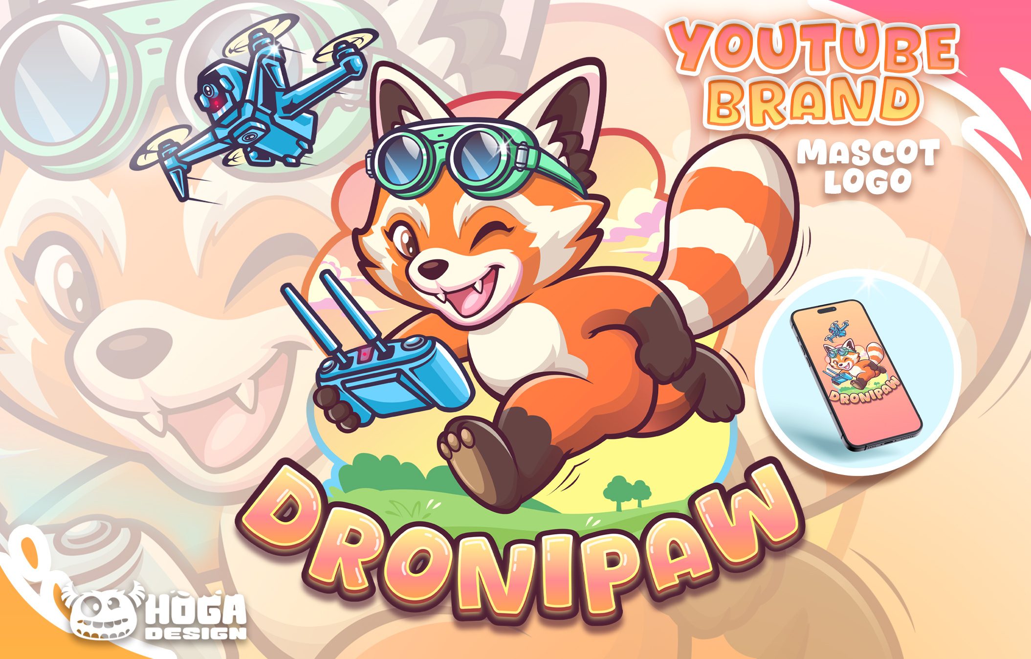 Example of Professional Mascot Logo Brand