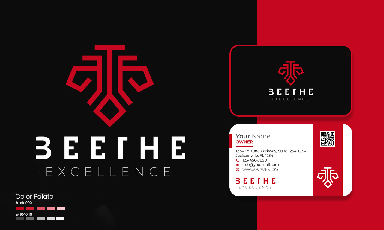 Example of Logo Design And Business Card Design