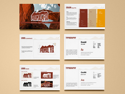 Brand Identity Design for Primal Fix brand brand guideline brand identity branding color palette design digital digital art font food food and beverage graphic design identity branding logo logo design logo usage minimal modern snack