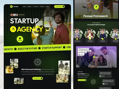 Startup Agency Website Design about us agency agency website creative agency fleexstudio homepage landing page marketing web design startup startup website uiux design web design web design agency web page web site website website design