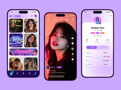 Dating Mobile App app bumble chat chatting dating dating app dating mobile app finder ios live voice chat love app match finder matching mobile app mobile dating online dating relationship tinder trending video ux