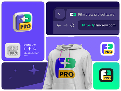 Logo Design for Production Management Software brand identity branding entertainment industry logo f letter logo film branding film industry logo film logo film production logo graphic design logo logo design modern logo production logo production management logo software logo