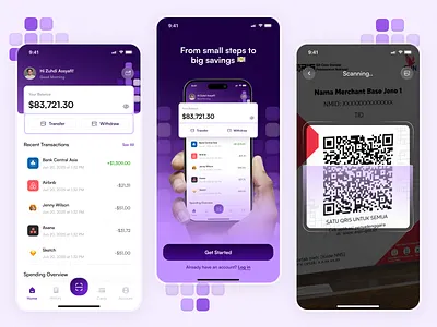 Nexa - Mobile Finance App app app design app finance apple design finance finance app finance mobile graphic design ios mobile mobile app mobile design mobile finance ui uiux ux