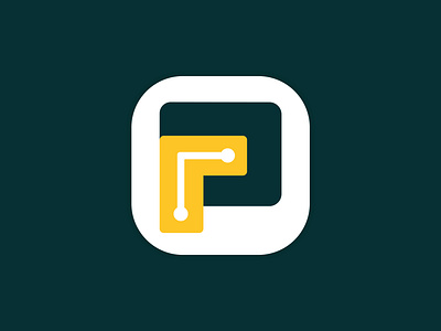 P latter tech logo app logo branding chip logo data logo design graphic design latter logo logo logo designer logos mark p logo p monogram tech brand technology