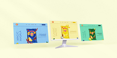 Lay’s Hero Section UI/UX Design accessibility audit bold colors hero section landing page design lays snack brand ui design ui ux design uiux design ux case study ux recommendations vibrant ui web design concept website redesign