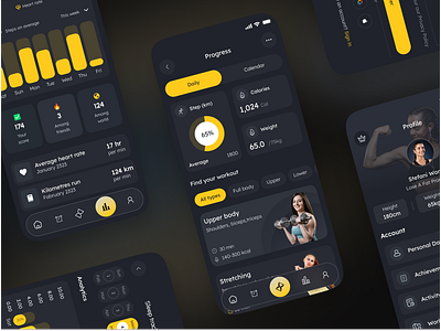 Fitness app design app app design app ui design fitness fitness app health ios iphone mobile mobile app mobile app design mobile app ui mvp react native ui ui design user interface ux ux design