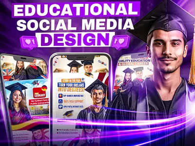 Educational Social Media Design academic infographics career guidance design course promotion post digital learning creative education carousel post educational design educational quote template elearning social media exam preparation design flashcard style graphics learn with visuals mind mapping design online learning promotion student engagement posts study hack design study motivation posts study tips graphics studygram templates subject wise learning post visual notes for students