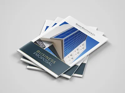Business Proposal Profile Design | Ahmed Ghattour - Crowe Global a4 brand design branding brochure business plan creative design graphic design print design profile