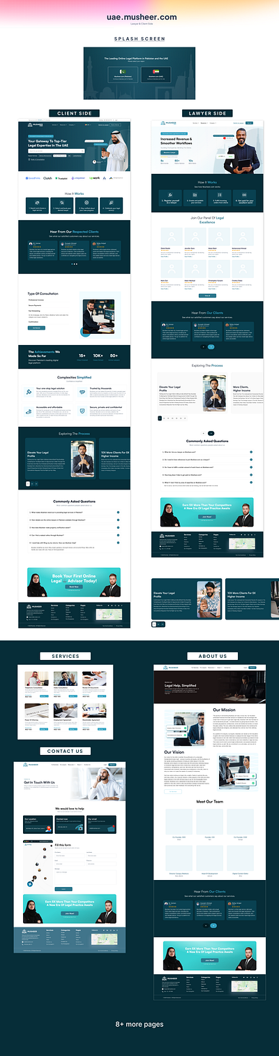 Musheer.com branding graphic design logo ui