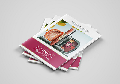 A4 Business Proposal Design | Ahmed Ghattour & Co - KIKO MILANO a4 brand design branding brochure business plan creative design graphic design kiko kiko milano milano plan print design profile