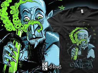 Alchemist - Os Frontis t-shirt illustration alchemist apparel cartoon character funny illustration lowbrow t shirt