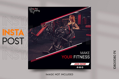 Fitness Gym Social Media Post/Banner Design ads design banner branding coach fitness food instagram food story graphic designer graphic wing gym instagram post personal post social media post design