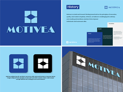 Motivea Modern Logo Design & Brand Identity branding brandingidentity brandmark logo logo design modern motivea