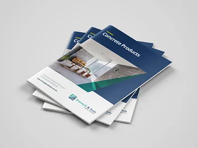 A4 Company Profile Design – Strength & Style (Concrete Products) a4 brand design branding brochure creative design graphic design print design profile