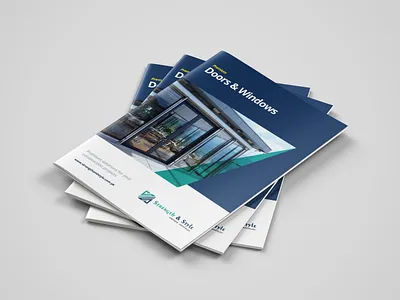 A4 Business Profile Design – Strength & Style (Windows & Doors) a4 brand design branding brochure creative design graphic design print design profile
