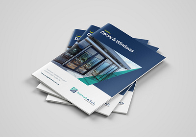 A4 Business Profile Design – Strength & Style (Windows & Doors) a4 brand design branding brochure creative design graphic design print design profile