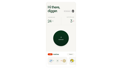 Music battles. ios mobile music ui
