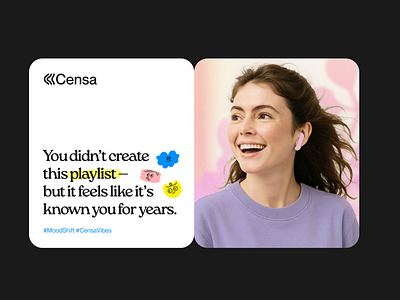 Censa Branding app application brand branding c letter design elegant fingerprint icon listen logo logodesign minimal music personal reflect sound tech technology wave