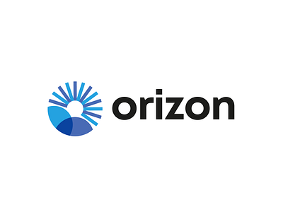 Logo orizon - letter O brand branding design illustration letter logo logotype minimal monogram