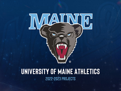 University of Maine | 2022-2023 Projects | Part I black bears concept design football football design maine maine black bears mockup ncaa photoshop sports sports design
