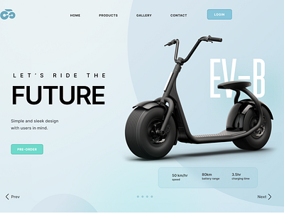 Simple Bike Design ui design ui ux design ux design