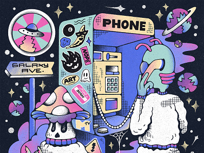 Phayphone branding design illustration lettering merch design skitchism t shirt typography ui vintage