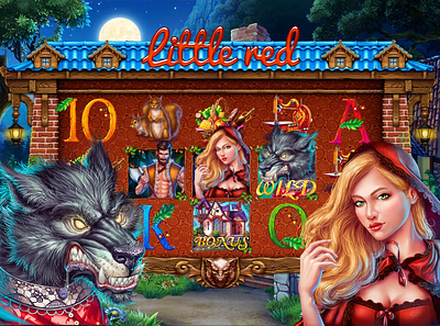 slot machine Little red animation art for games casino casino slots character design entertainment gambling game art game design gamedev gaming gaming industry graphic design igaming illustration jackpot motion graphics slot design slotmachines slots