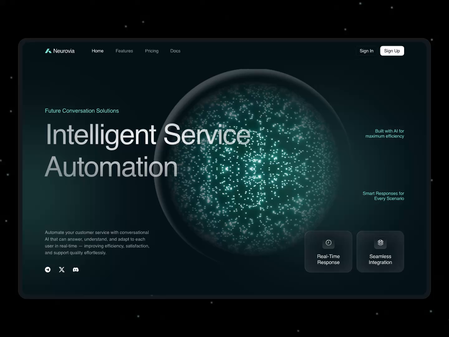 Example of Modern & Minimal Website UI/UX Design